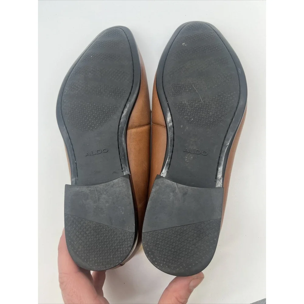 ALDO Men's Leather‎ Brown Dress Shoes Lace Up Size 9.5